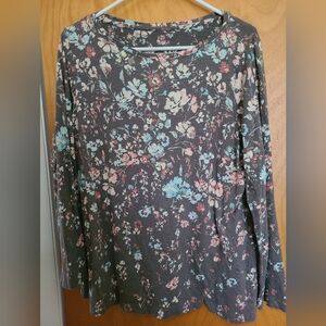 Pure Jill Long Sleeve Pullover Top